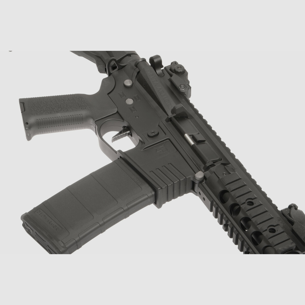 AR15 SilentOps CQB ALPHA EAGLE Black HPA Airsoft Rifle Free from 18 Years | Delta Armory