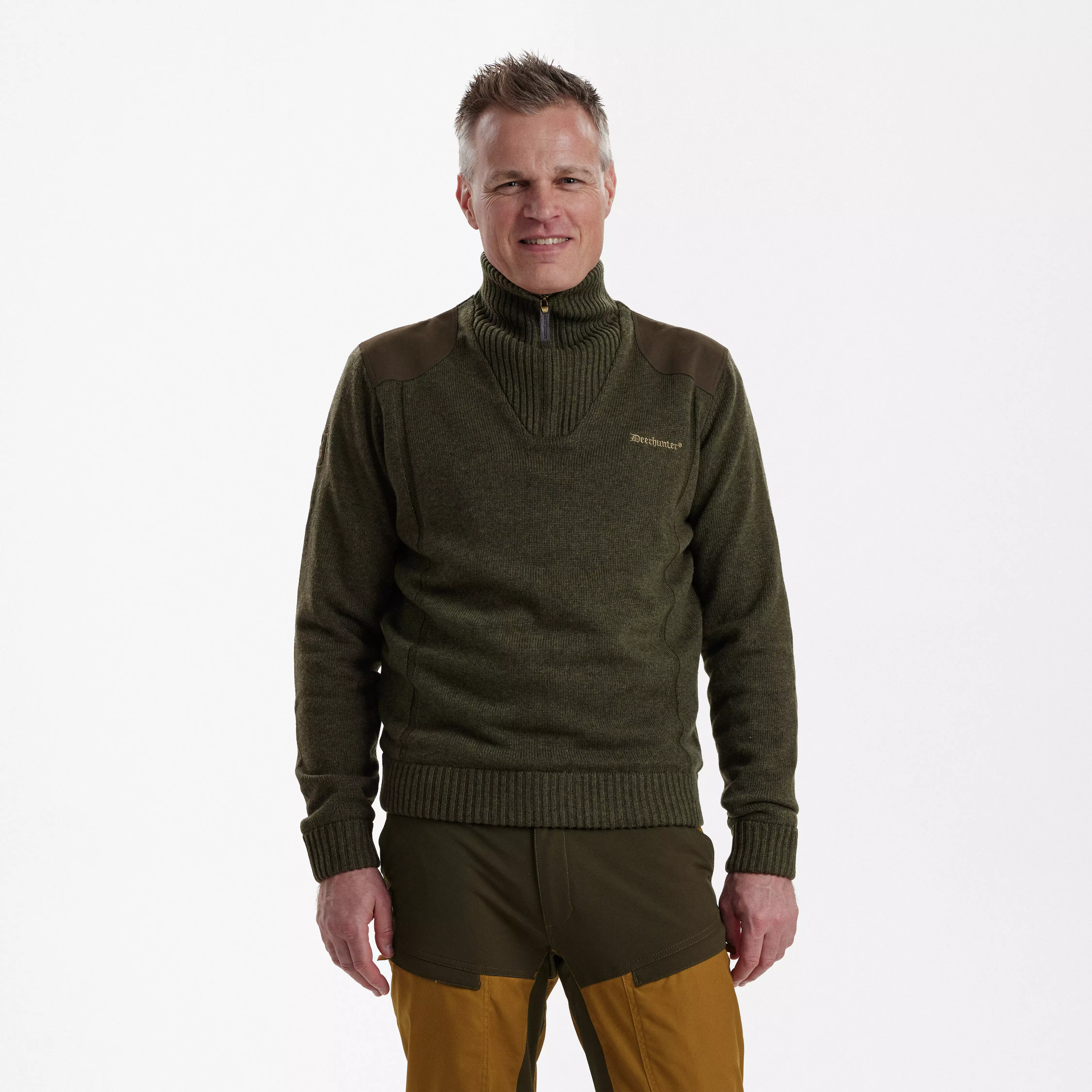 Carlisle en maille avec Stormliner® - Green Melange