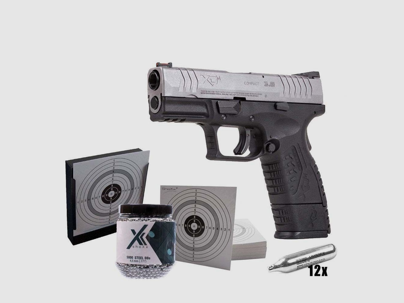 Springfield Armory	 Springfield XDM compact bicolo 4,5mm Stahlkugeln Set