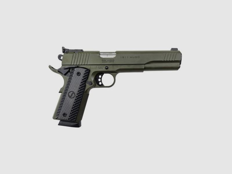 Schmeisser Hugo	 Hugo 1911 6" .45 ACP OD Green