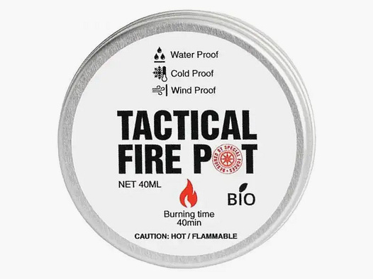 Tactical Foodpack Tactical Foodpack Pasta Paliwowa Tactical Fire Pot 40 ml