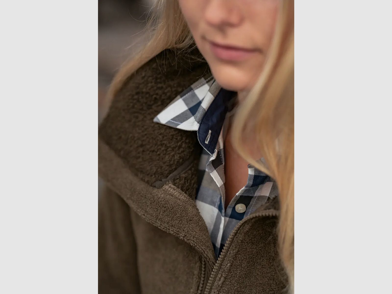 Blaser Light Flannel Blouse Melissa