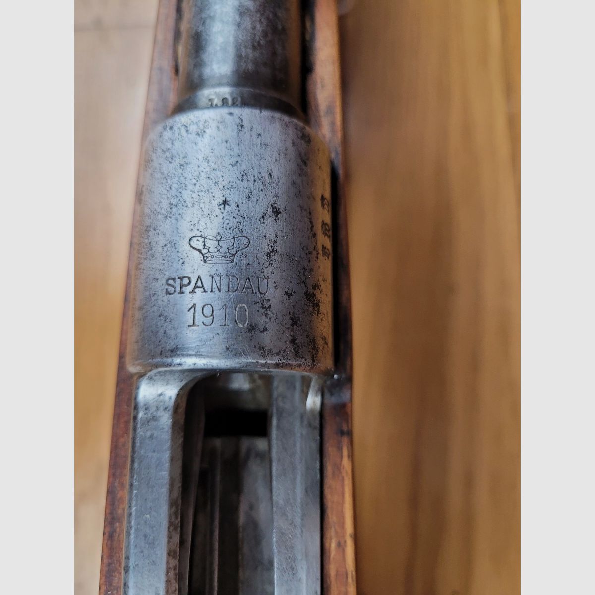 Bon Gewehr 1898 oder G98 – Preußen 1. Weltkrieg – Spandau 1910 – Originalkaliber – Ersatzbretelle – BE/BE+, Bild 1 von 25