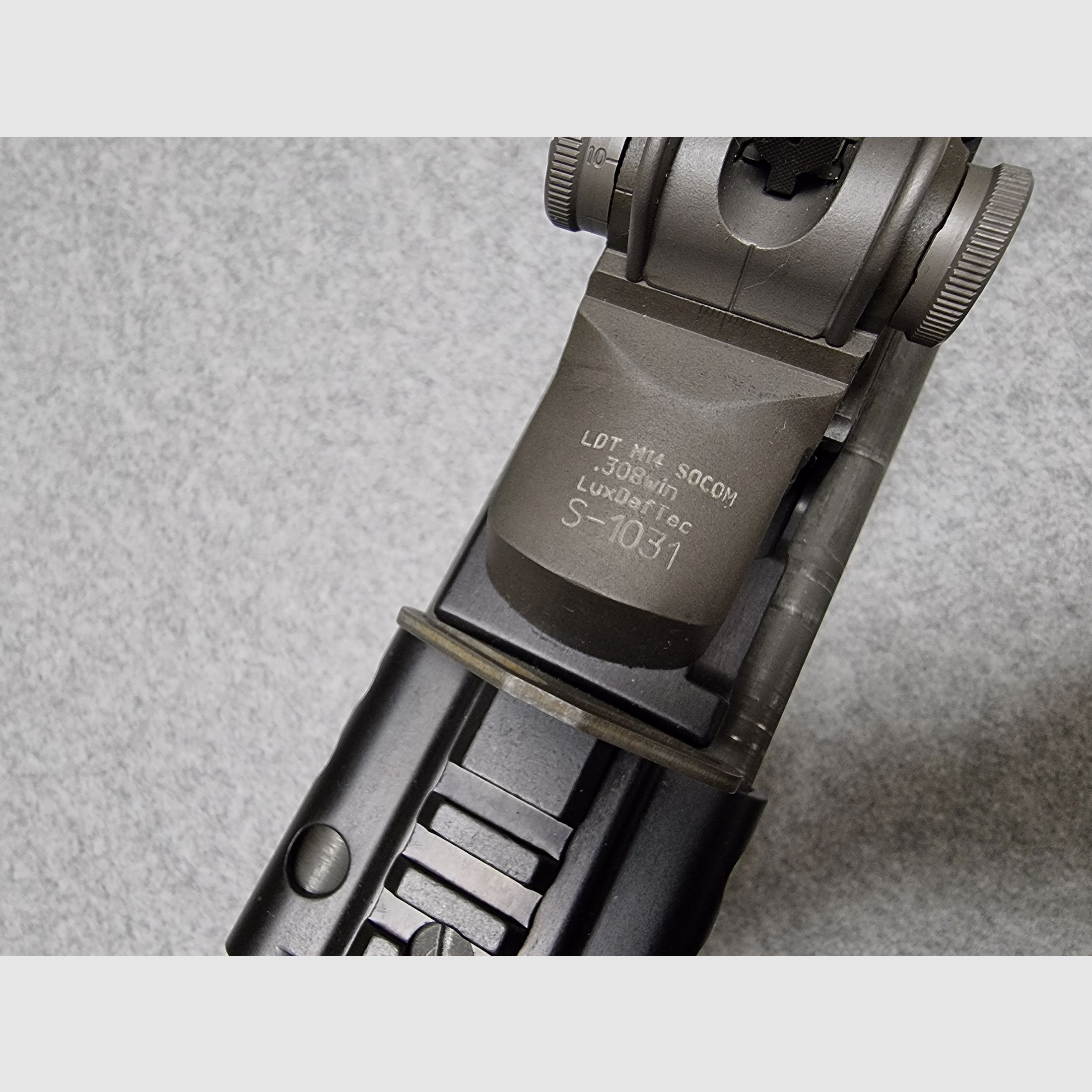 LuxDefTec LDT M14 Socom mit original Sage EBR Chassis + original Springfield Armory M1A Montage