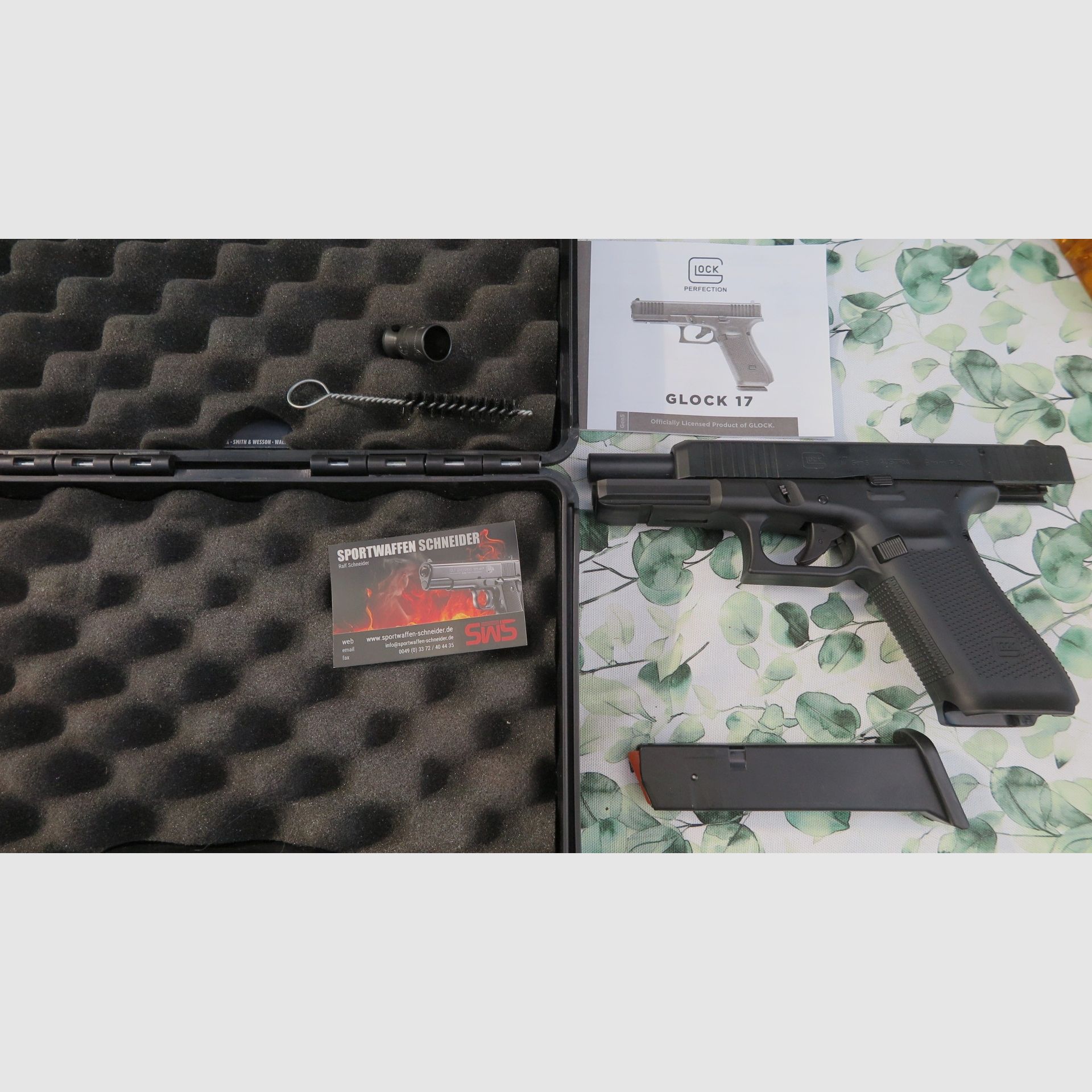 Sammlungsauflösung  4 Schreckschuss Waffen  wie durch die Bilder und Belege zu sehen ist.