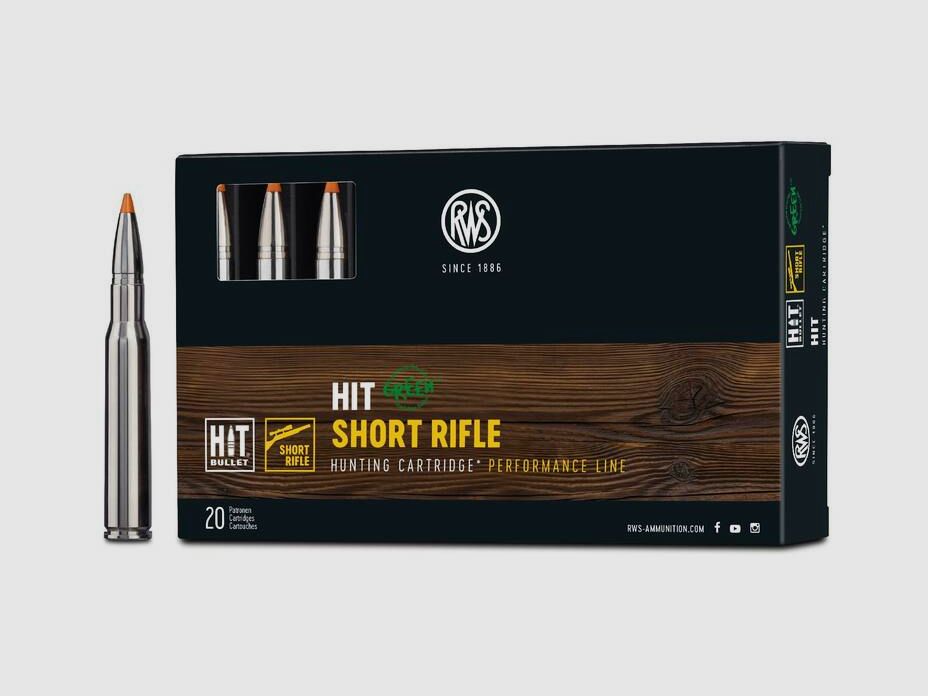 RWS Büchsenpatronen Kaliber .30-06 Spring. HIT Short Rifle 165gr