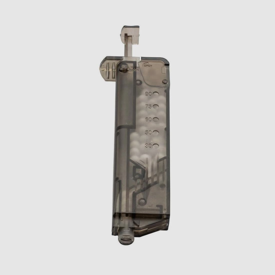 BB-Ladegerät Bo Manufacture - Kapazität 90 Kugeln - Schnelles Nachladen - Für leistungsstarkes Airsoft
