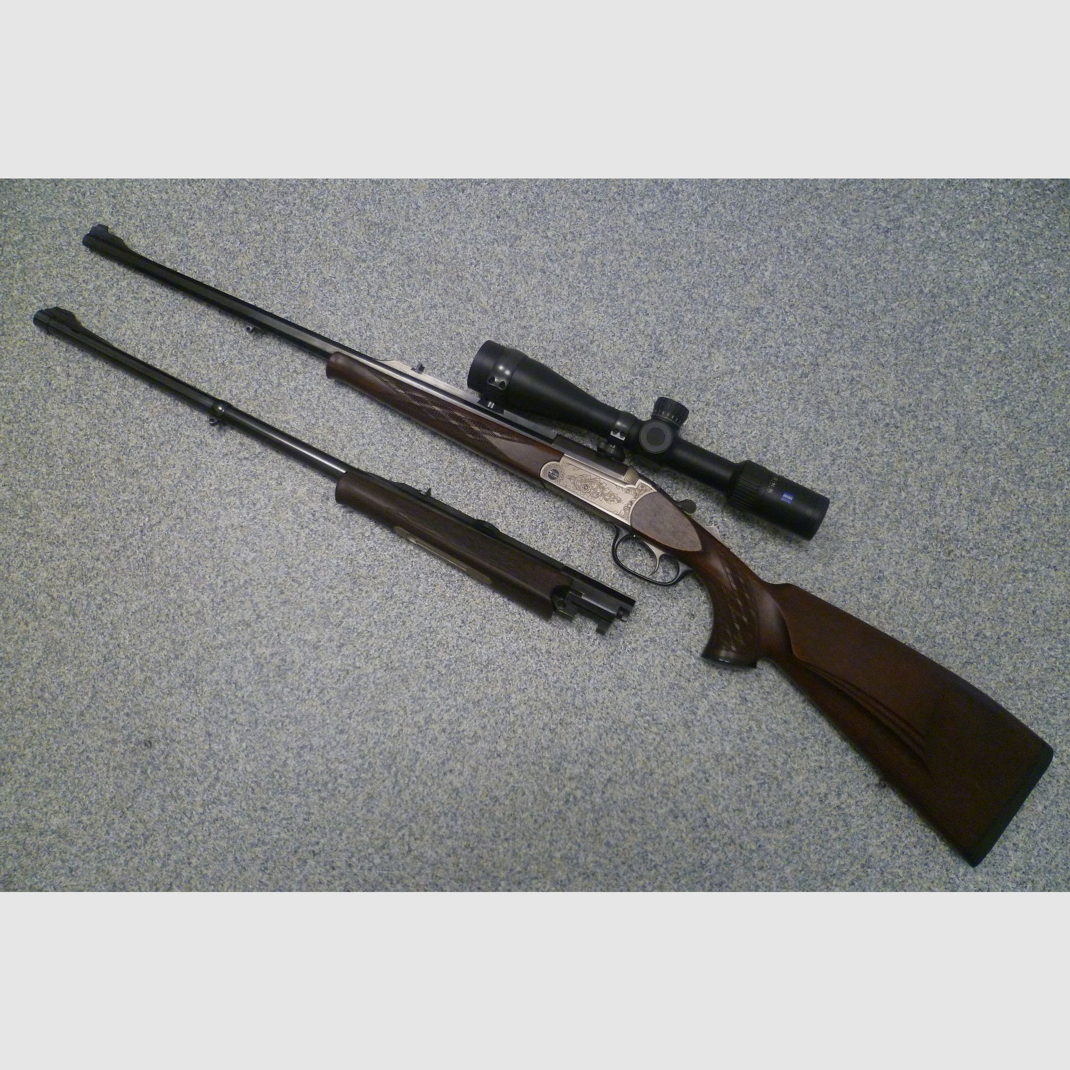 Blaser Kipplaufbüchse K770 5,6x50R Magnum mit Austauschlauf K77 8x68S