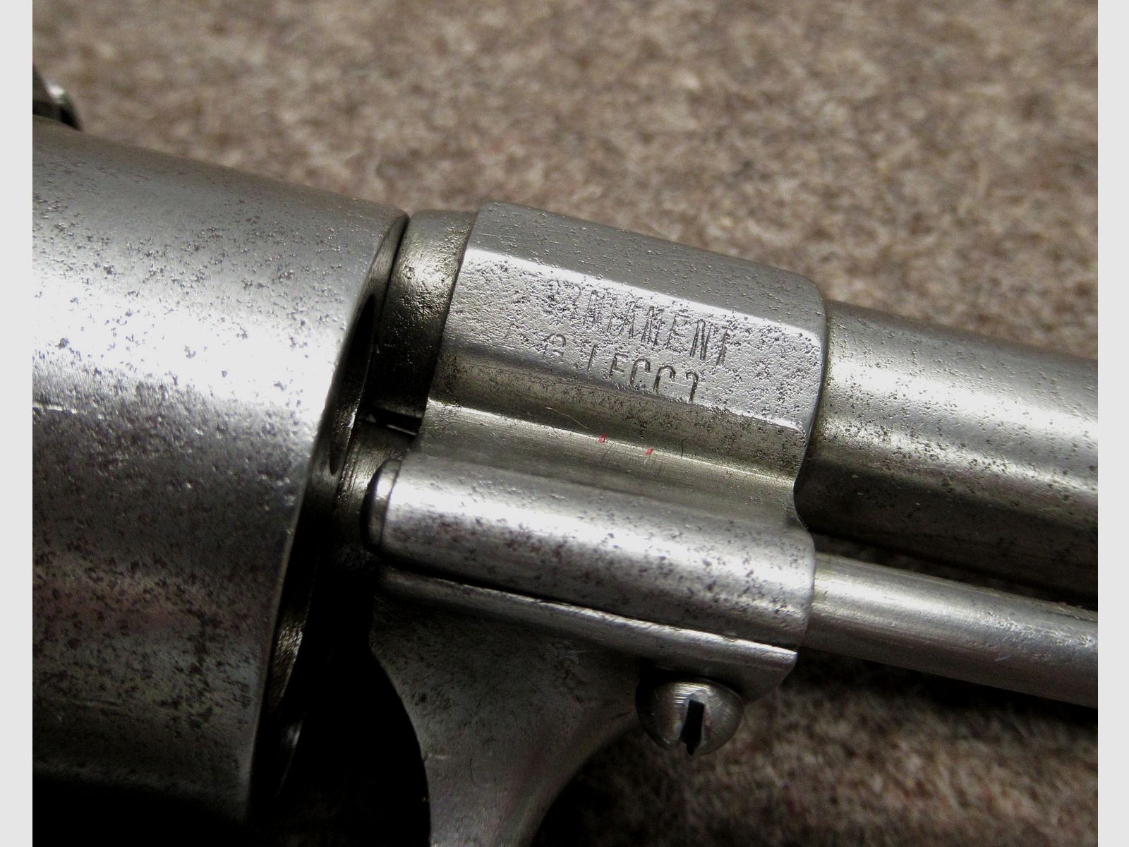 AB-159 revolver a spillo artigianale belga cal. 9mm spillo, immagine 3 di 4