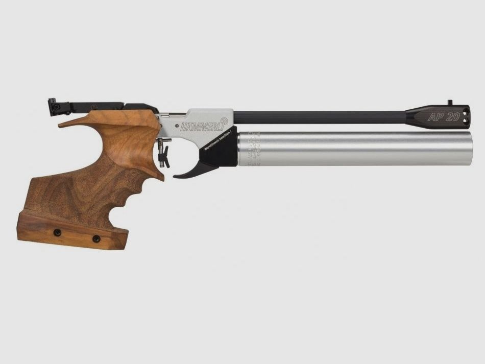 Pistolet Hämmerli AP20 pro droit Gr.M poignée en noyer
