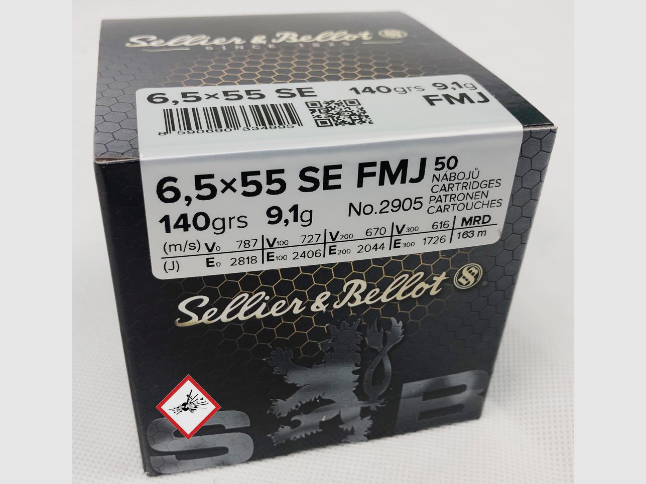 Sellier & Bellot 6,5x55 FMJ 140gr.