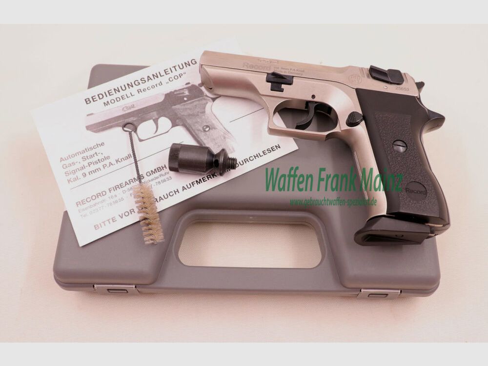 Record, Deutschland COP vernickelt 9mm P.A.K.