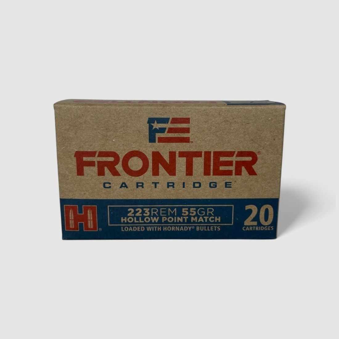 Hornady 55grs HP Match Frontier 20STK .223Rem