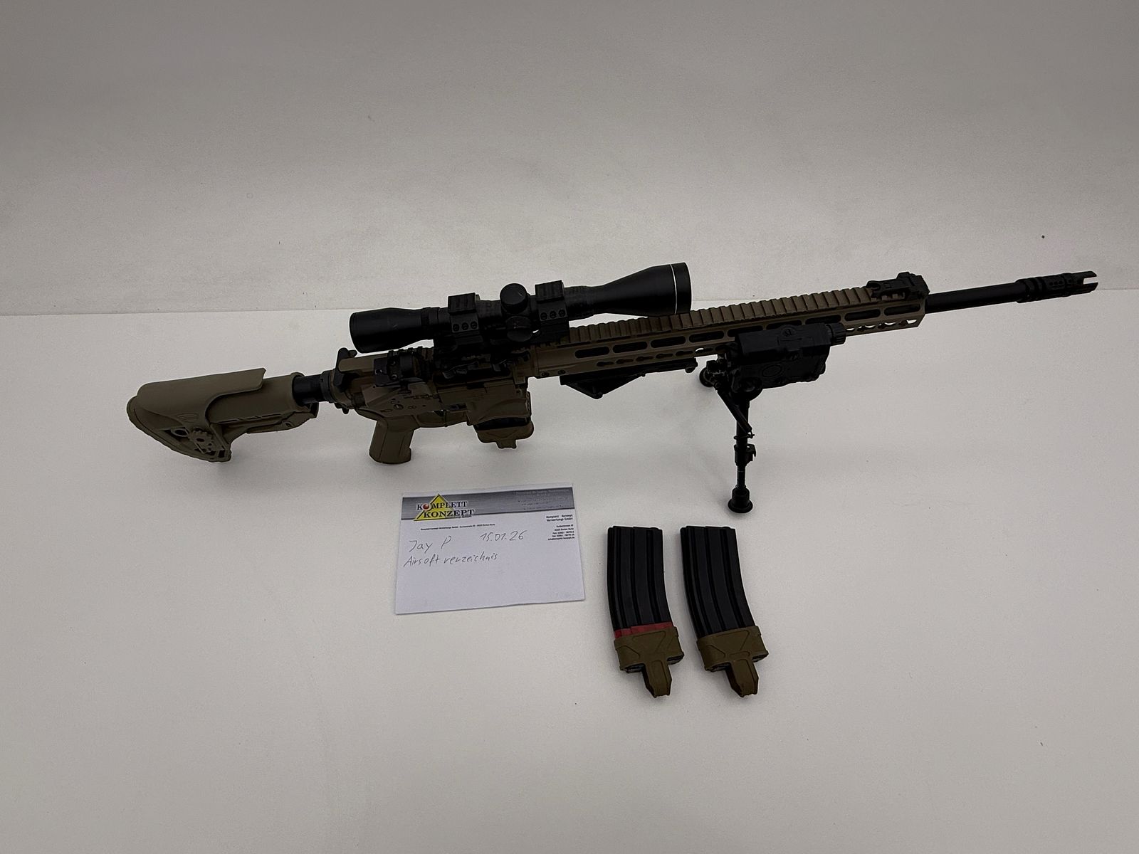 ARES Amoeba Spartan KeyMod Airsoft S-AEG – DMR-Optics – Prima proprietà