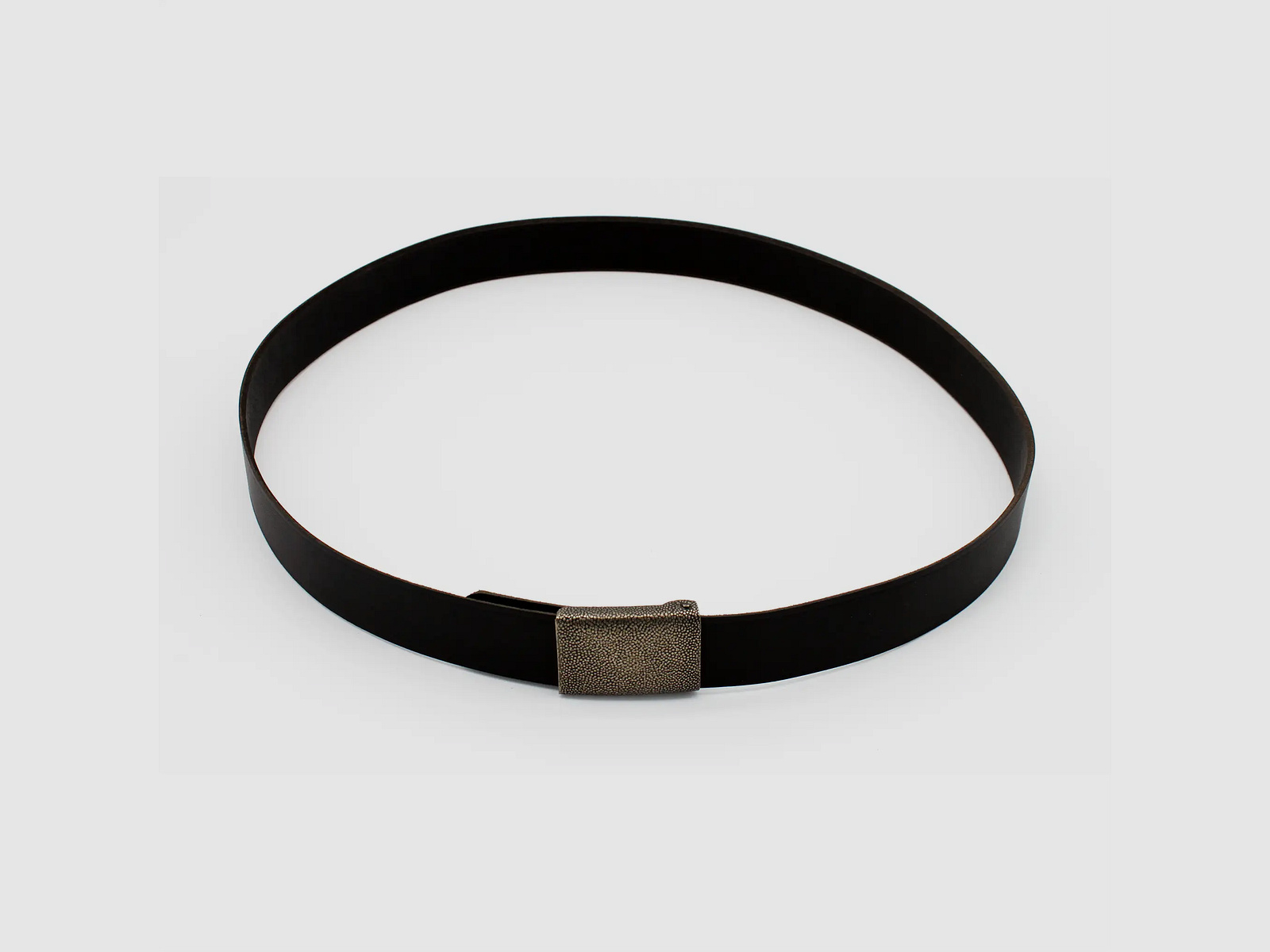 Heim Heim Hosengürtel Leder durchgefärbt 32 mm nach TL - 80 cm