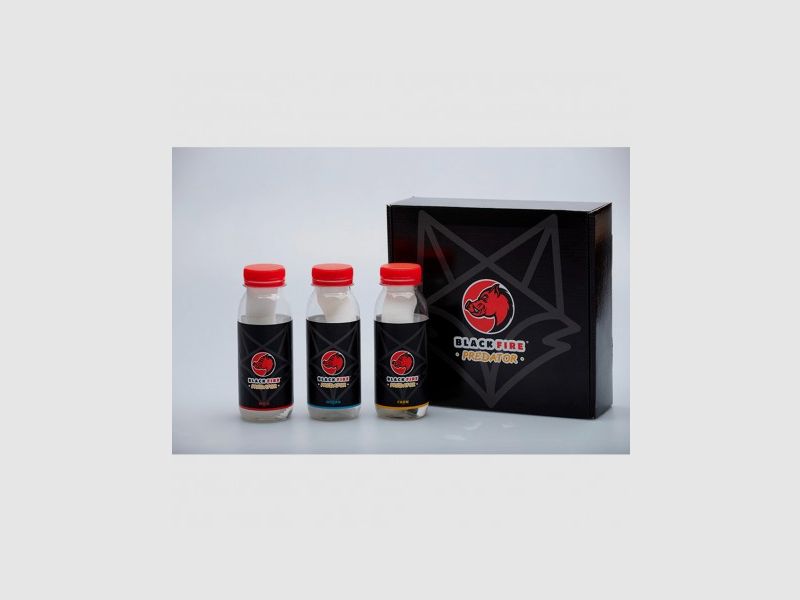 Pack mit 3 Flaschen Aroma Black Fire Predator, Bild 1 von 3
