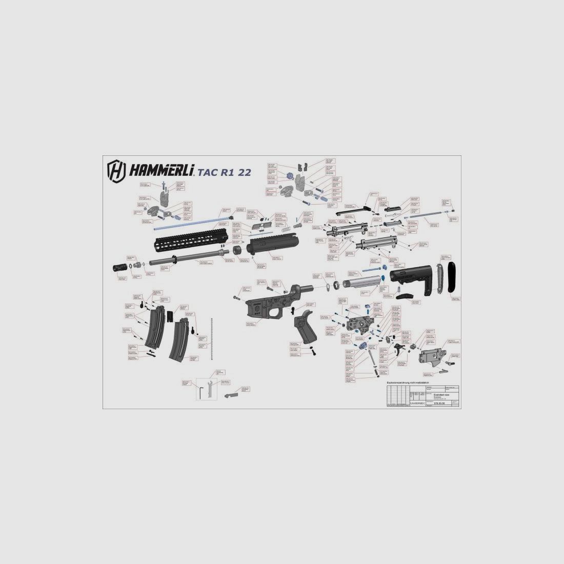 Ersatzteil Umarex Ref. 576.76.01 Korn Hammerli TAC R1