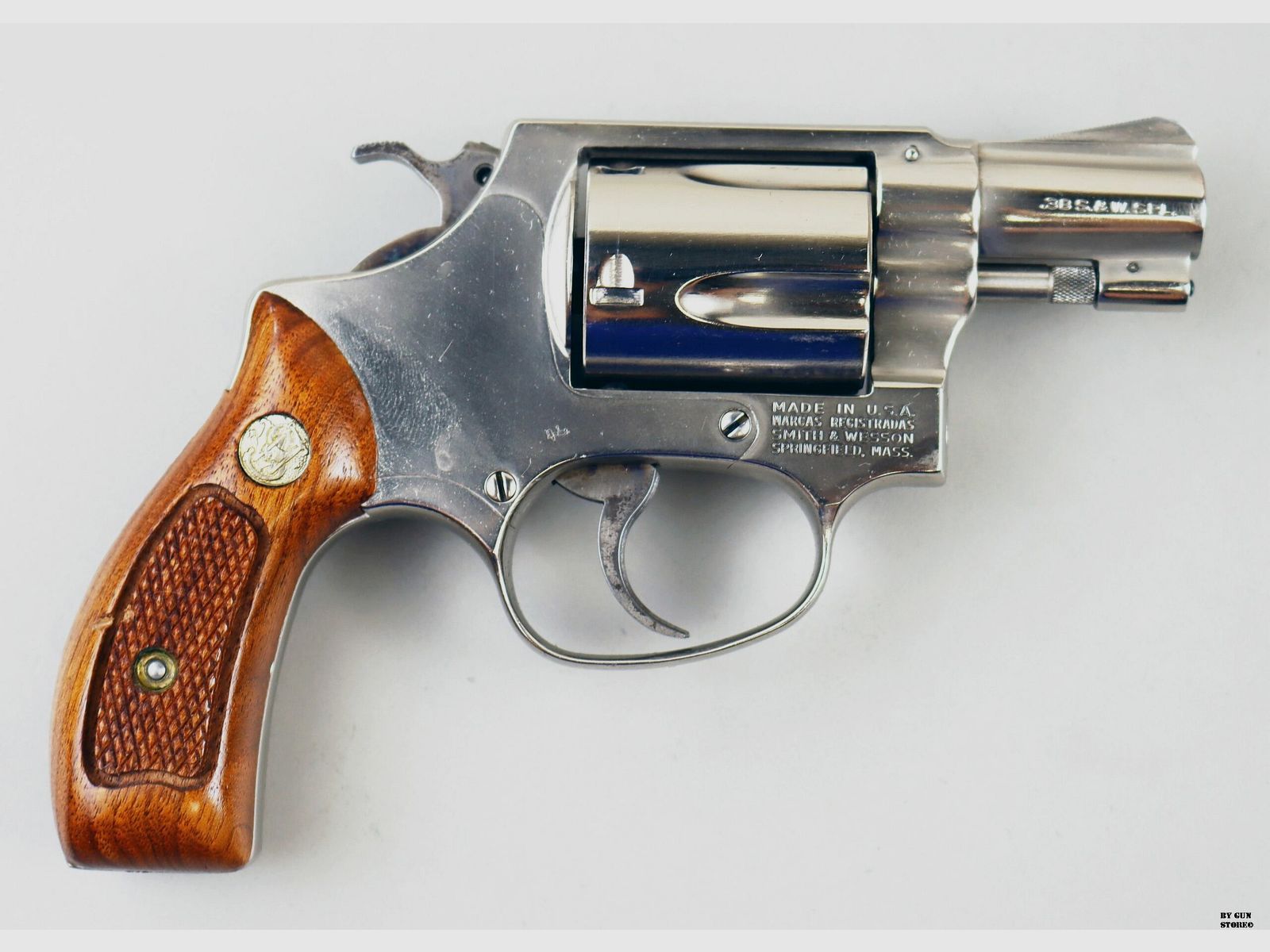 Revólver Smith & Wesson mod. 36 cal. 38 espec. matr. J684597, imagen 3 de 10