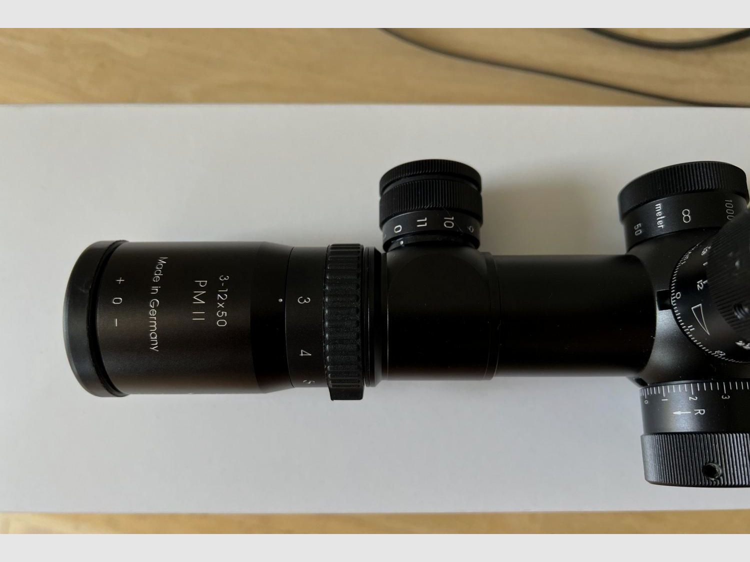 Zielfernrohr Schmidt Bender PMII 3-12x50.