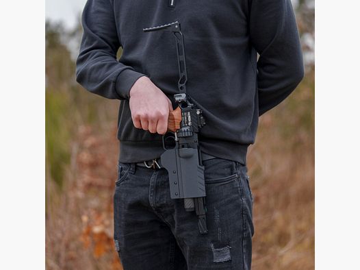 HOLSTER pour HUBEN GK1 | Holster pour pistolet à air | + deux clips de ceinture