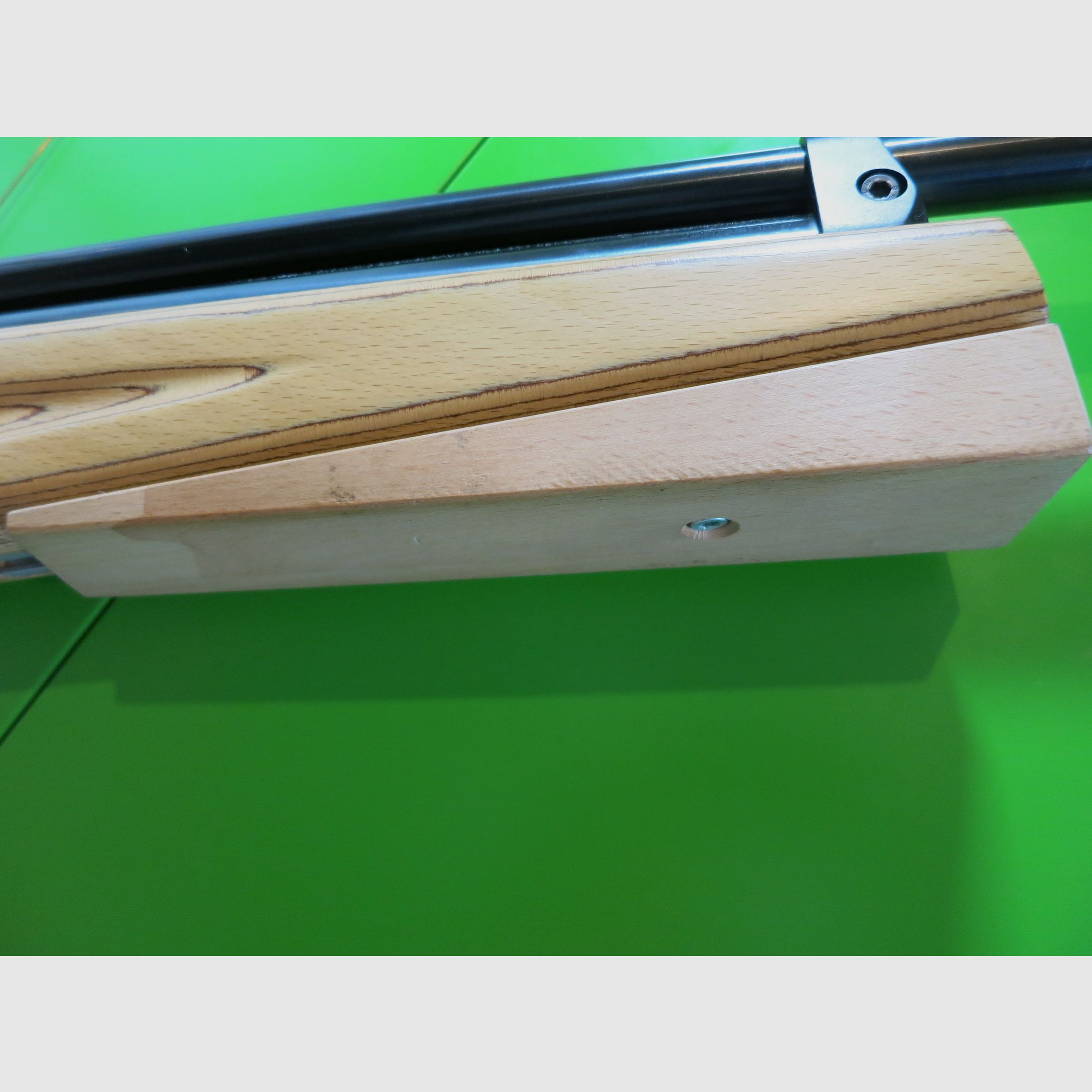 Fine work construction 601 (FWB601) match air rifle; LEFT HAND, adjustable cheek piece, cap, diopter, cal. 4.5 mm .177 #48