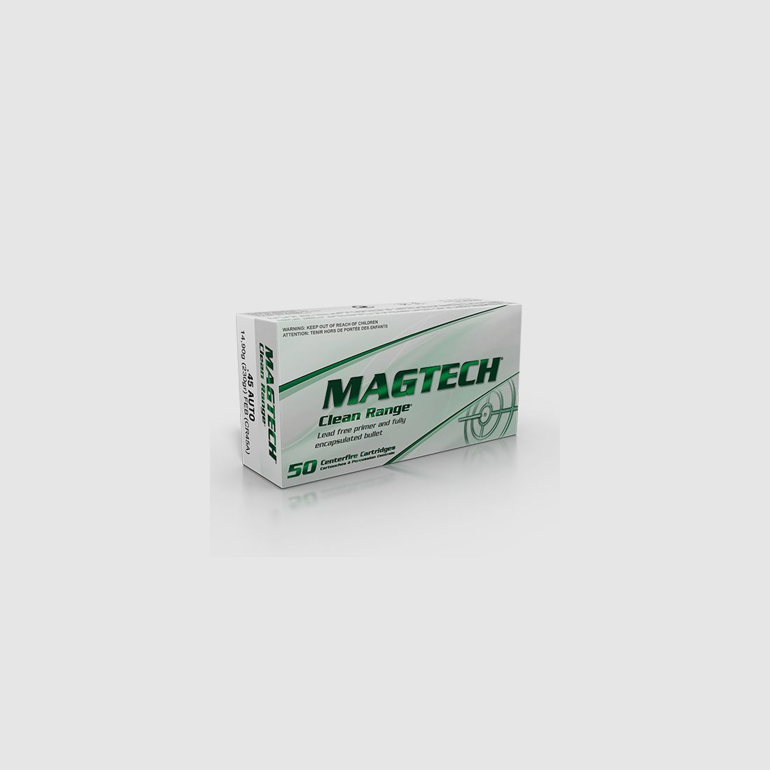 Magtech Clean .45 ACP 230GR FEB 50 cartouches