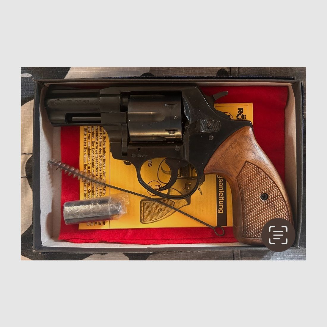 SRS-arma da collezione: RÖHM RG 69 9mmR leggendaria PTB 275 (quella con il tamburo in acciaio forato al centro)