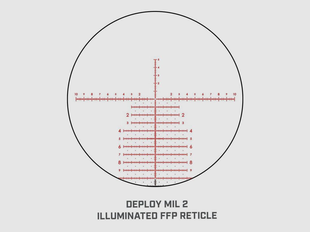 Bushnell Zielfernrohr Match PRO 5-30x56mm Deploy MIL 2 Leuchtabsehen 34mm