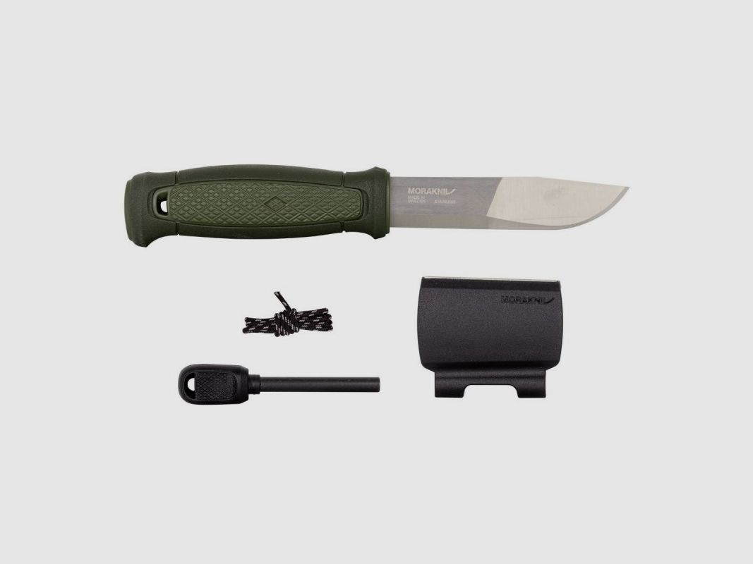 Mes Mora Morakniv KANSBOL GROEN MET OVERLEVINGSKIT (13912), afbeelding 1 van 3