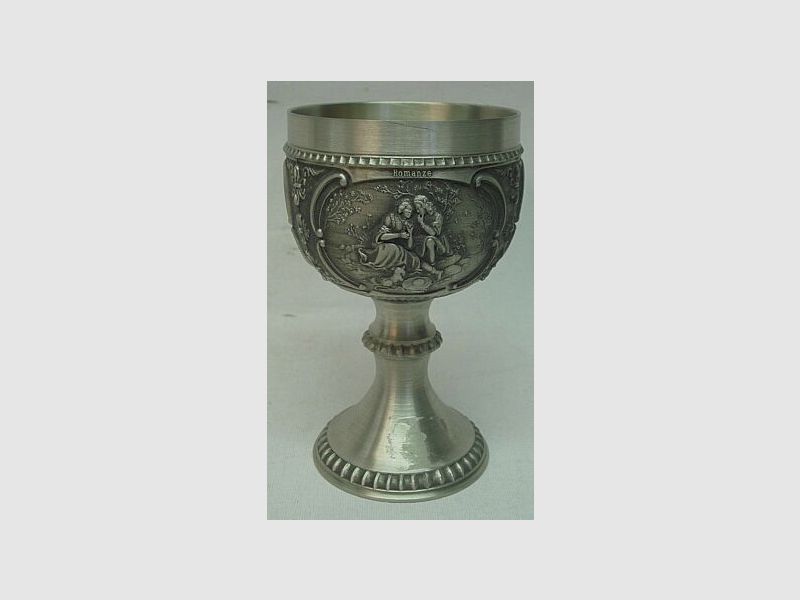 Werthe Weinrömer aus Zinn 1/8 Liter, Höhe 11,5 cm