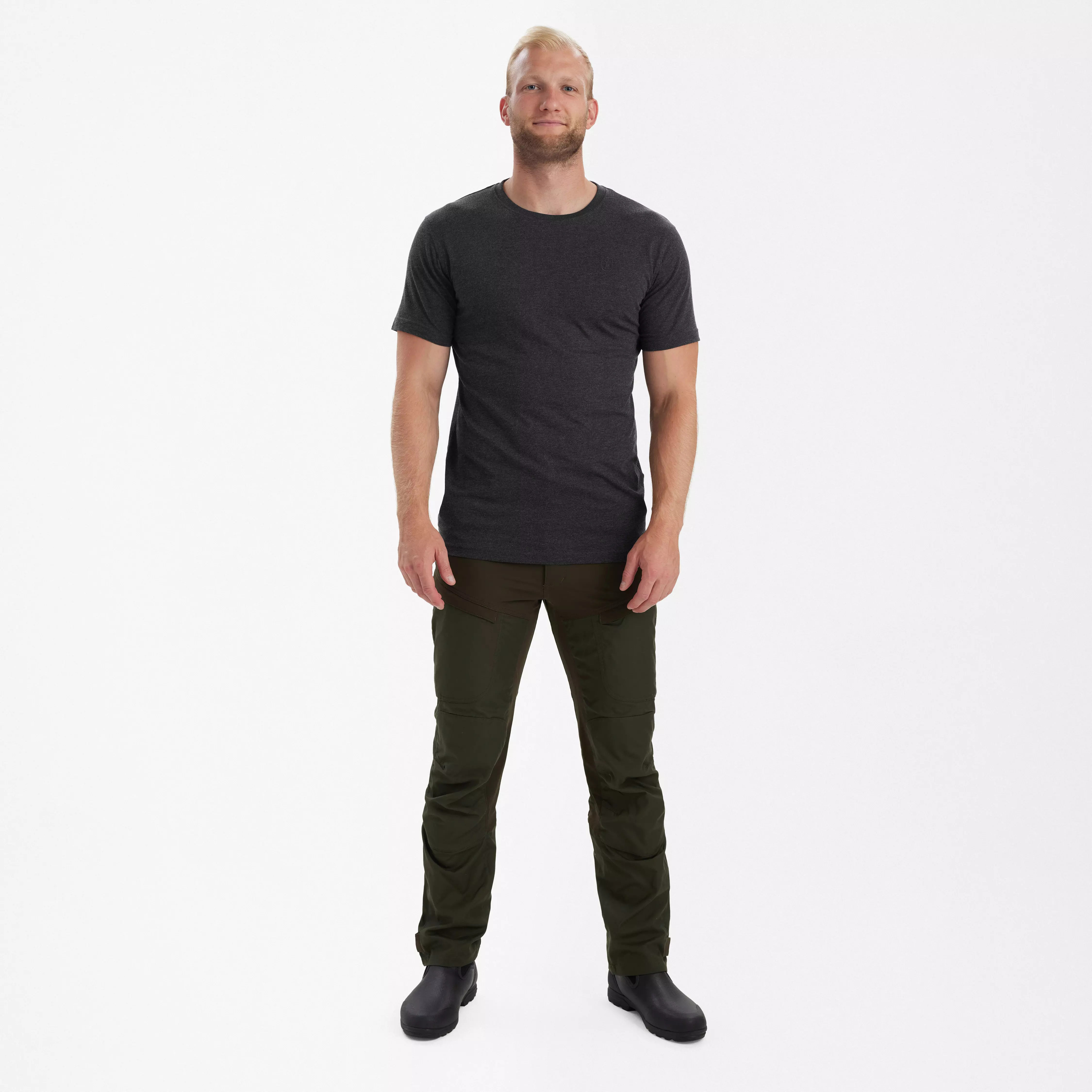 T-shirt basique en lot de 2 - Adventure Green Melange, image 7 sur 7