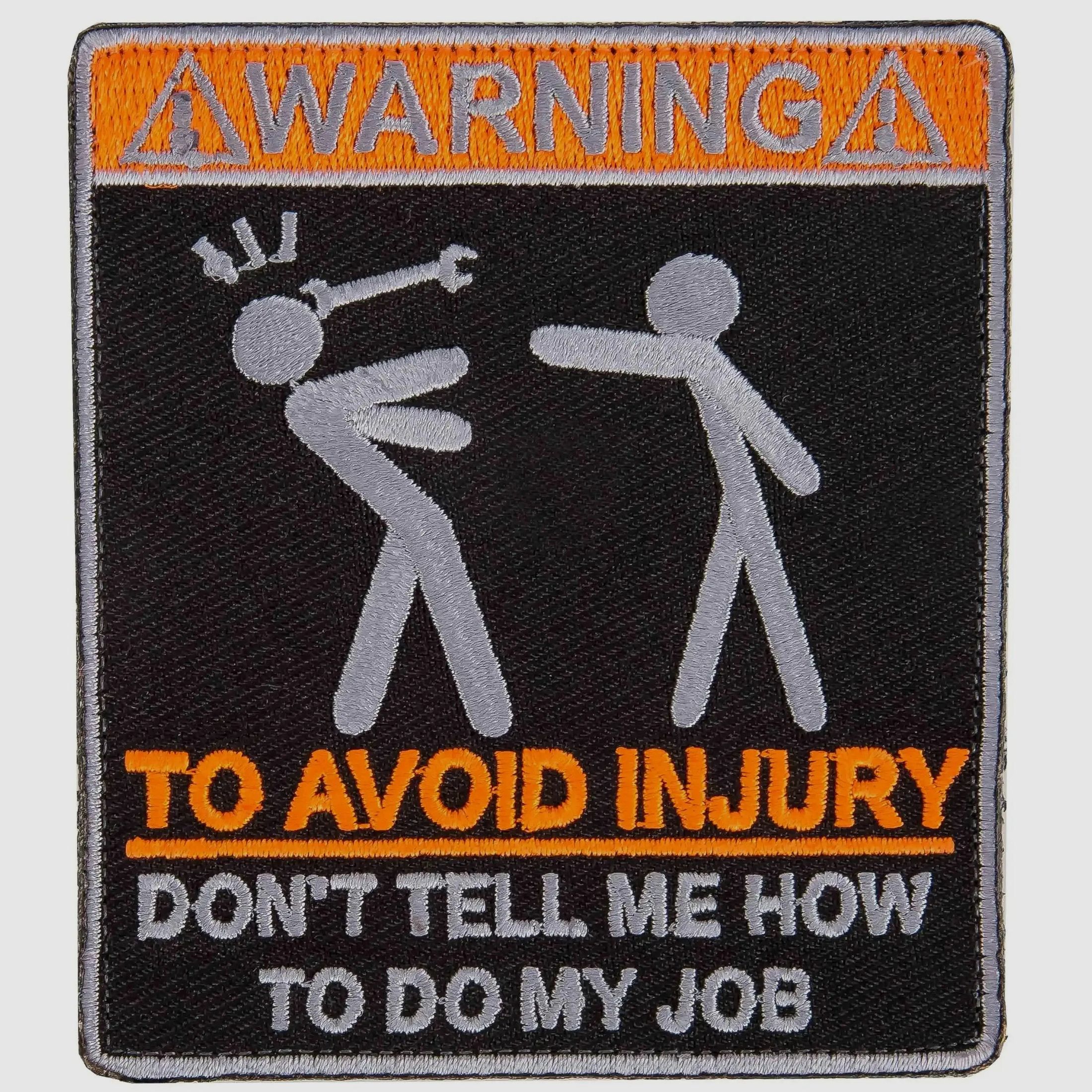 MD-Textil MD-Textil Patch Warning