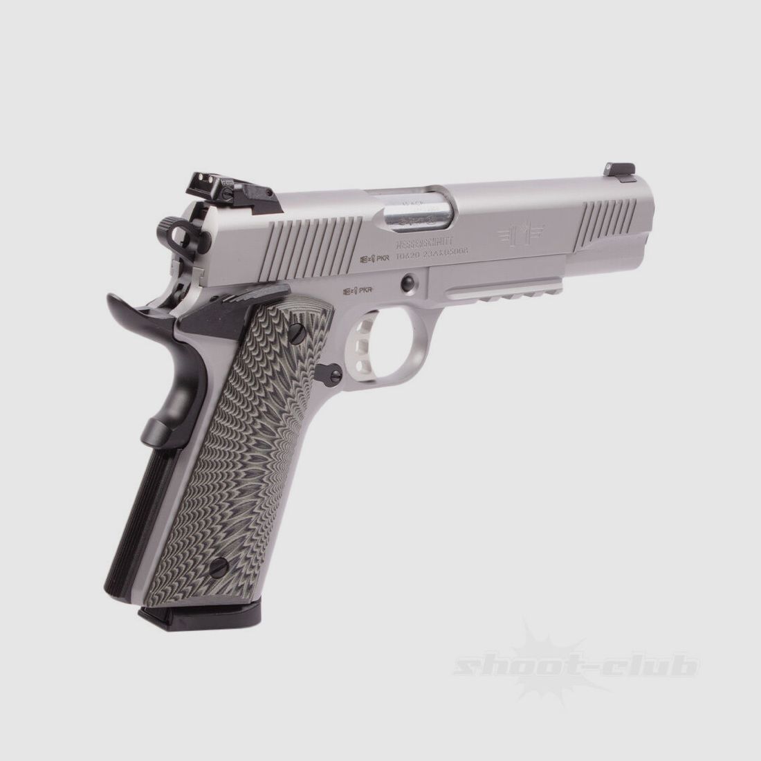 Messerschmitt ME 1911 Pistole Silber