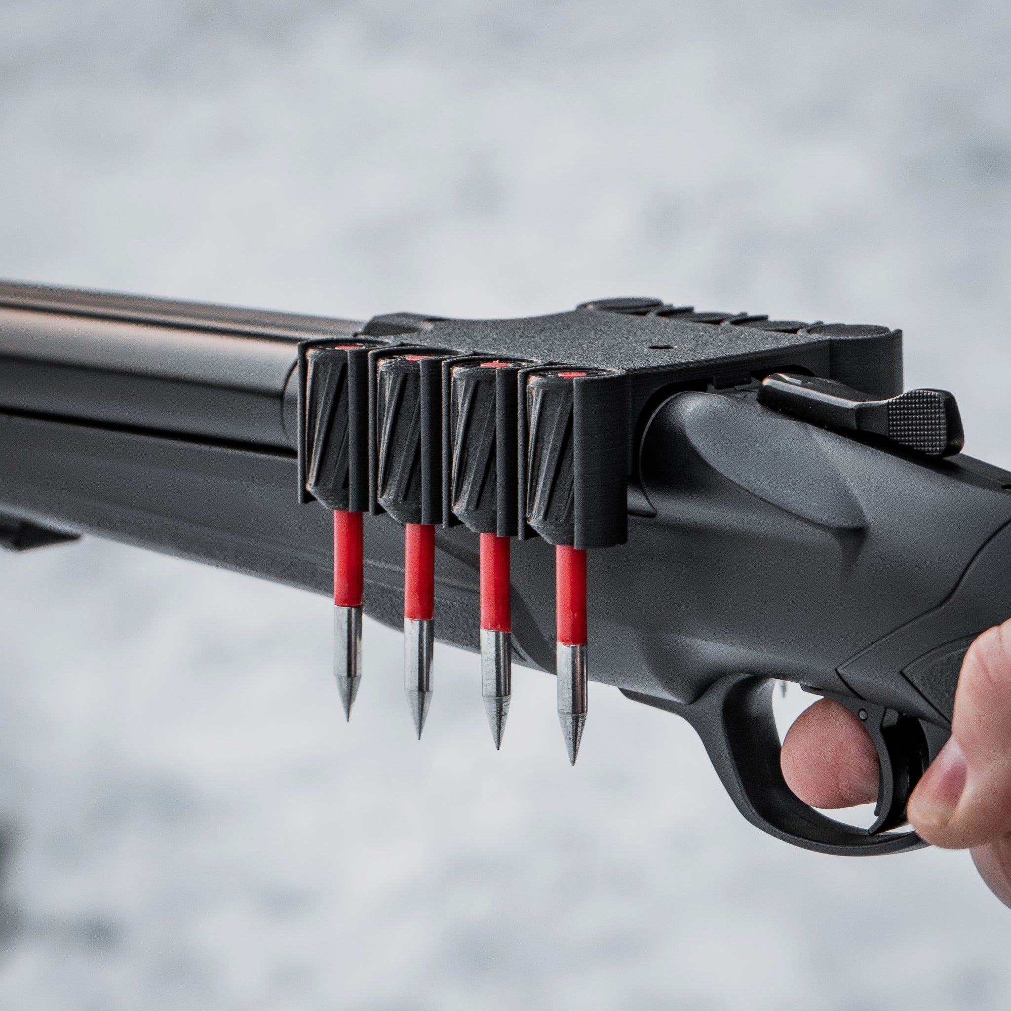 6 x KILLER BULLETS | KING Pfeile | Arrows | HDS68 | AEA Zeus Cal.68 | Schwarz