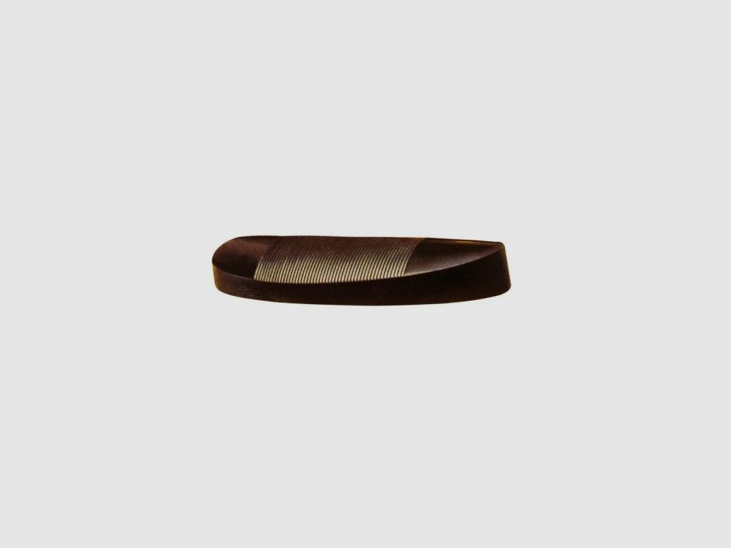 Crosse en caoutchouc dur noire 10 mm