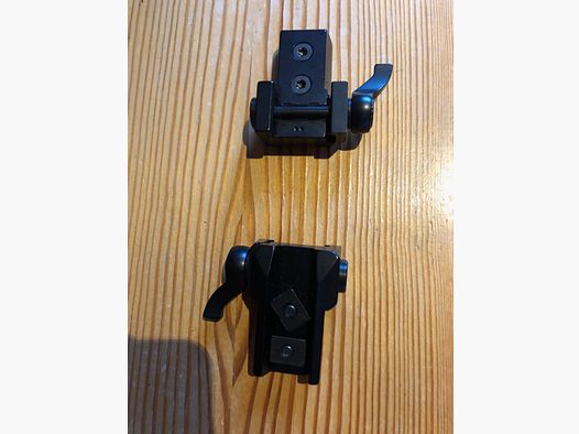 Recknagel PSG, opklapmontage met Polyformhebel voor Picatinny Weaver/ZEISS ZM