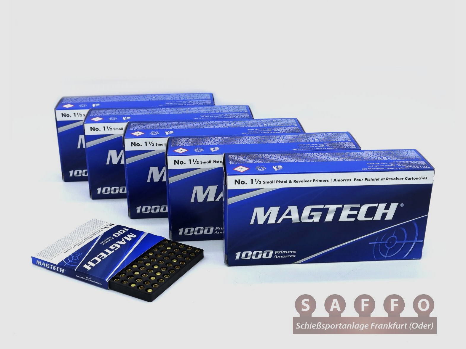 Magtech piccolo pistola innesco capsule 5000 pezzi (pz. 5,25 cent)
