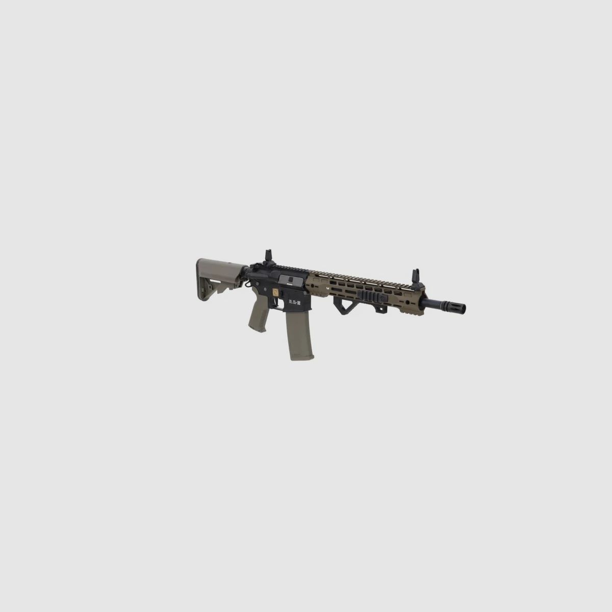 SA M4 Carbine M-LOK (RRA SA-P14 PRIME™ Aster II ETU BLDC™) Rifle Airsoft Libre a partir de 18 - Negro/Verde -F-
