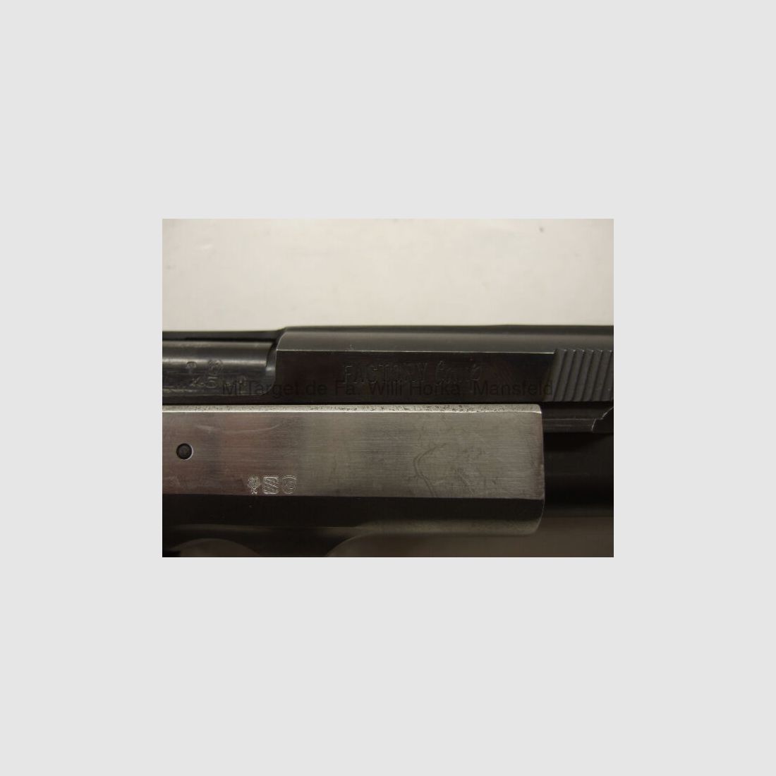 Springfield P9 factory crimp * with match sighting * grade 2.5