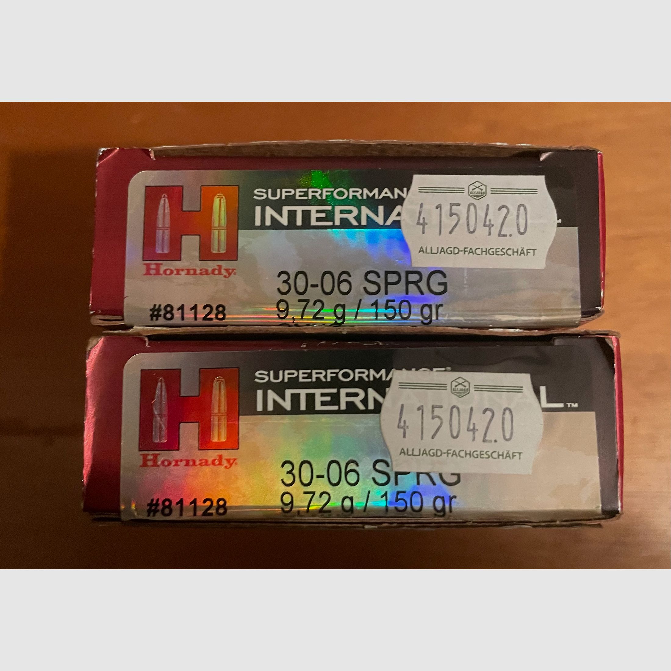 Munizioni .30/06 RWS EVO verde e Hornady 83 colpi