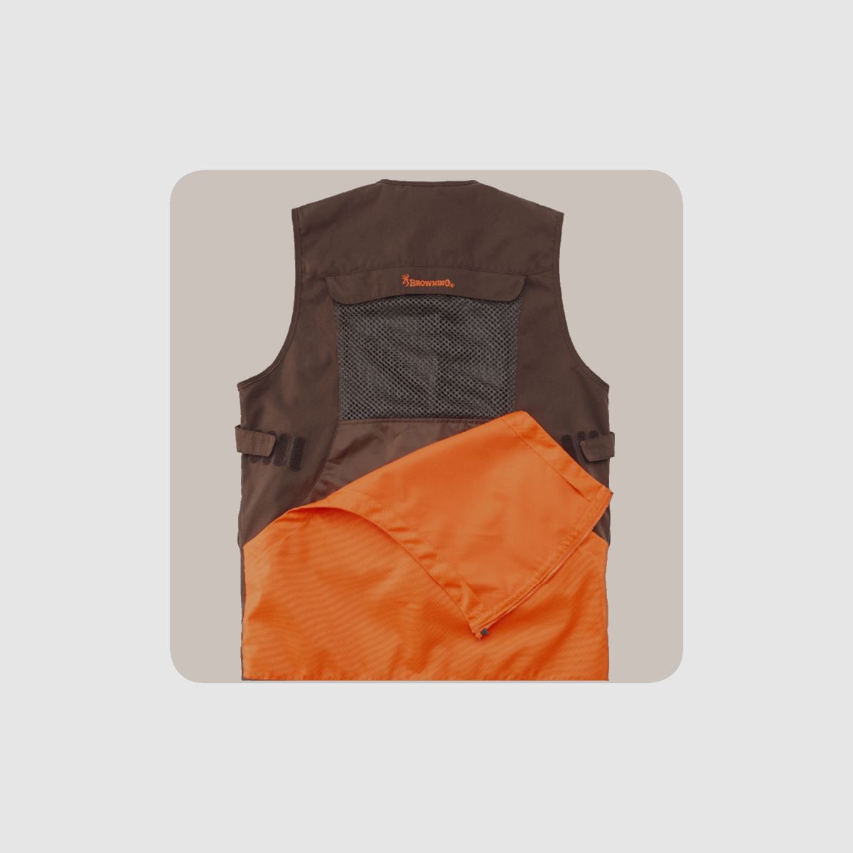 KAMIZELKA MYŚLIWSKA, BROWNING, UPLAND HUNTER HI-VIS ORANGE BLAZE,M, zdjęcie 2 z 3