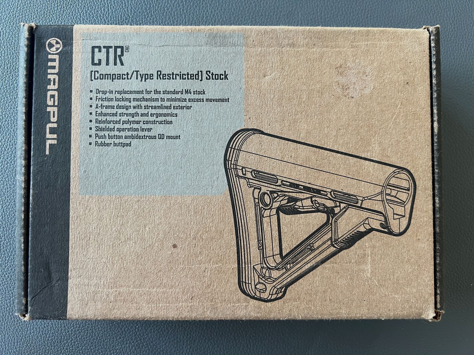 Magpul CTR Stock MAG311-BLK Mil-Spec nero – nuovo in scatola originale