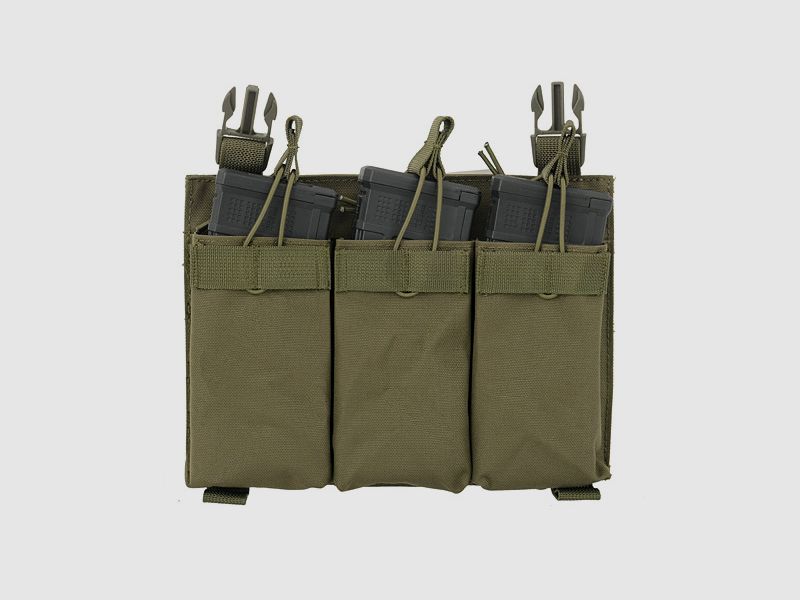 Buckle Up Triple 5.56 Pouch Panel - RC [8FIELDS]