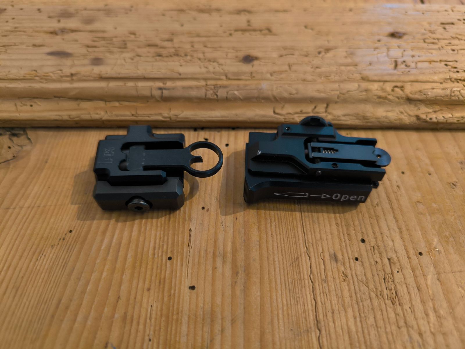 Heckler und Koch rear sight front sight set, original, MR 223