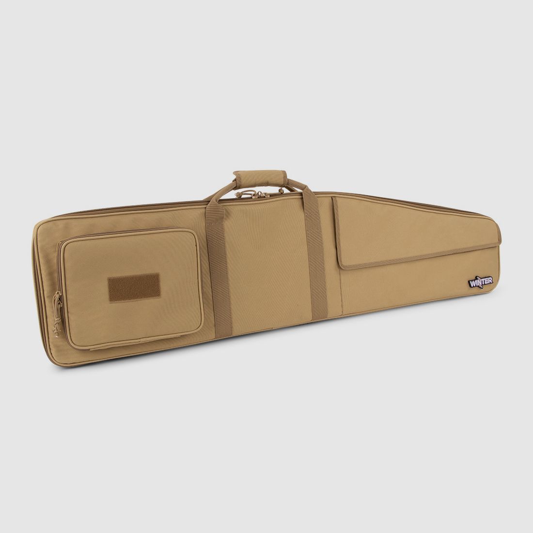 Bolsa de armas de invierno W4 110 cm - repelente al agua, bloqueable, correas de mochila desmontables (Dune)