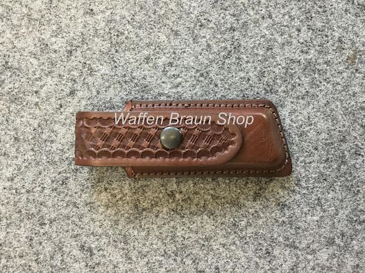 Bolsa de revista de cuero con cierre rápido para cargadores de pistolas de una fila