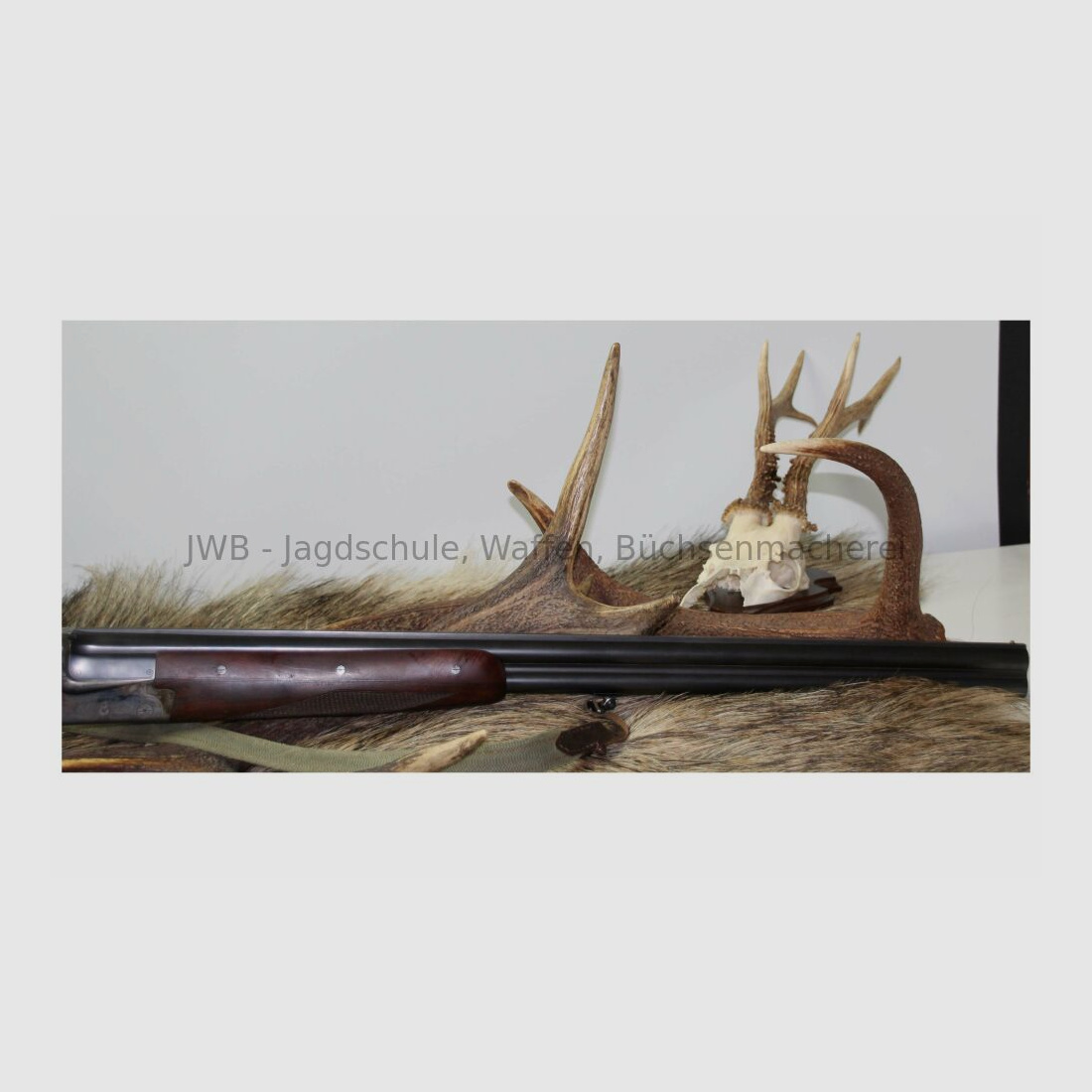 Merkel double-barreled shotgun 12/70