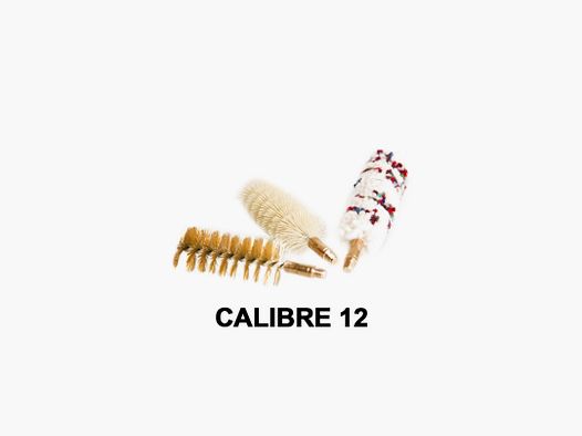 Set aus 3 Reinigungsbürsten Kaliber .12