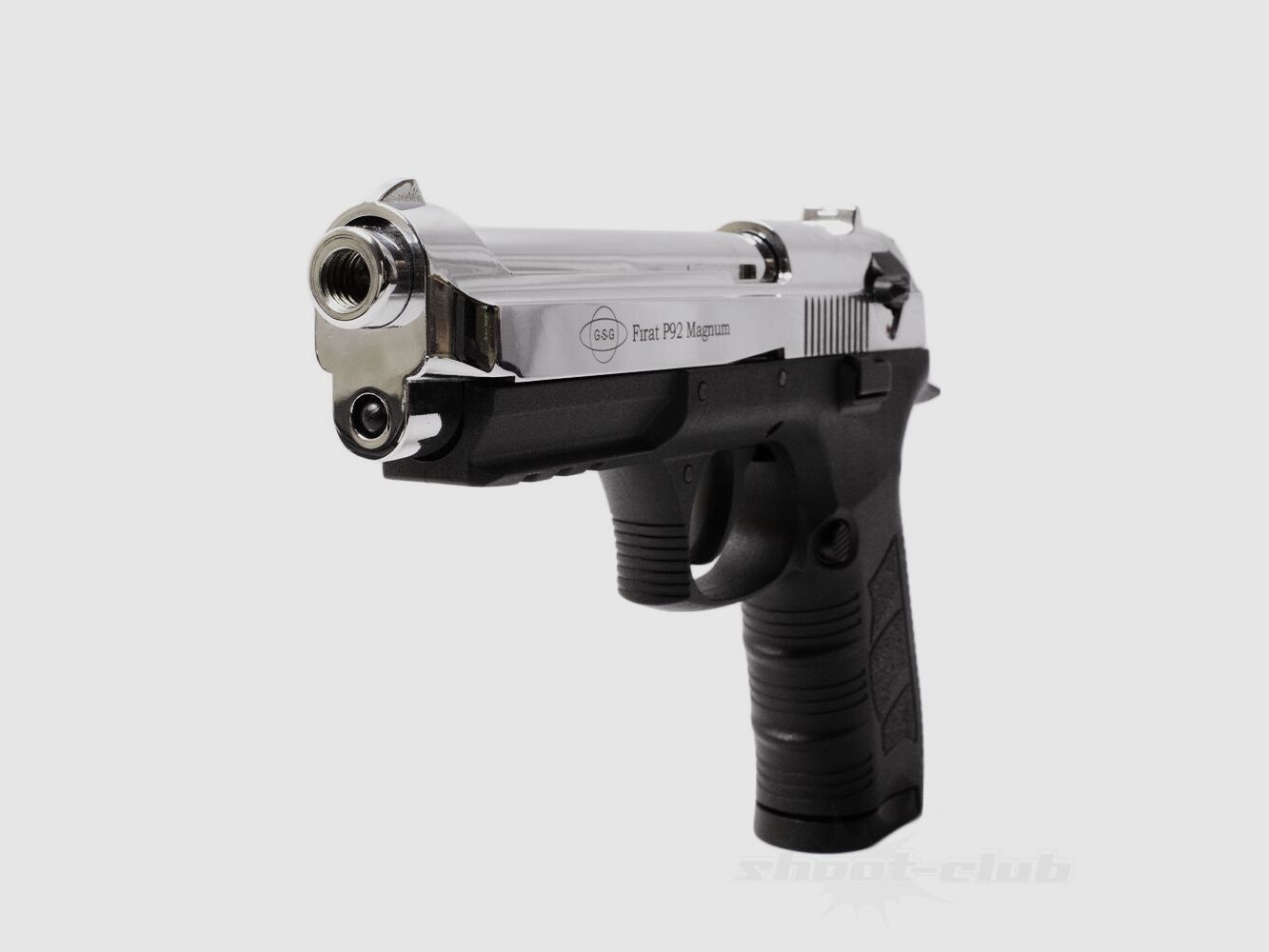 Ekol Firat P92 Magnum blank firing pistol 9mm P.A.K. chrome