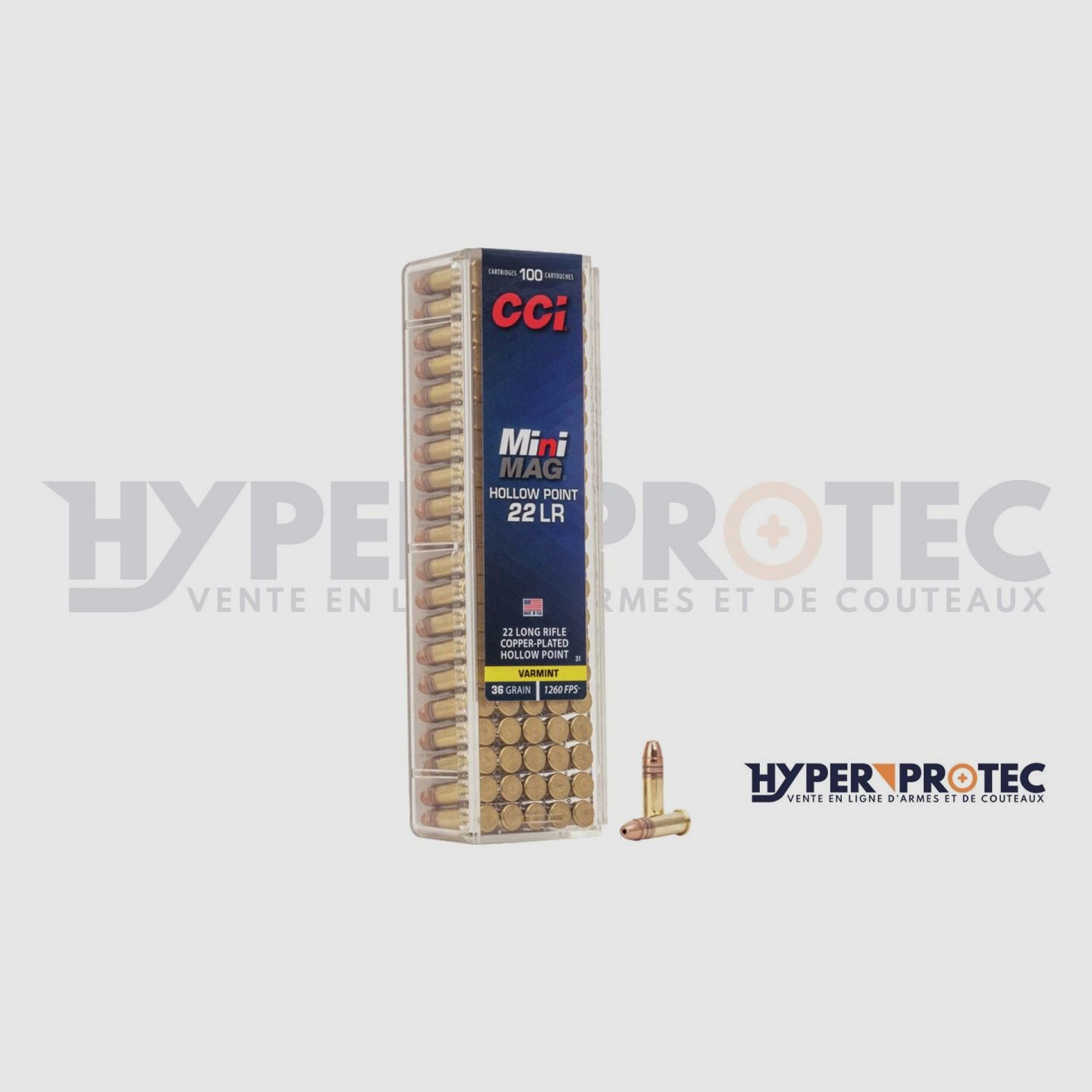 Munition 22LR CCI Mini Mag Hollow Point